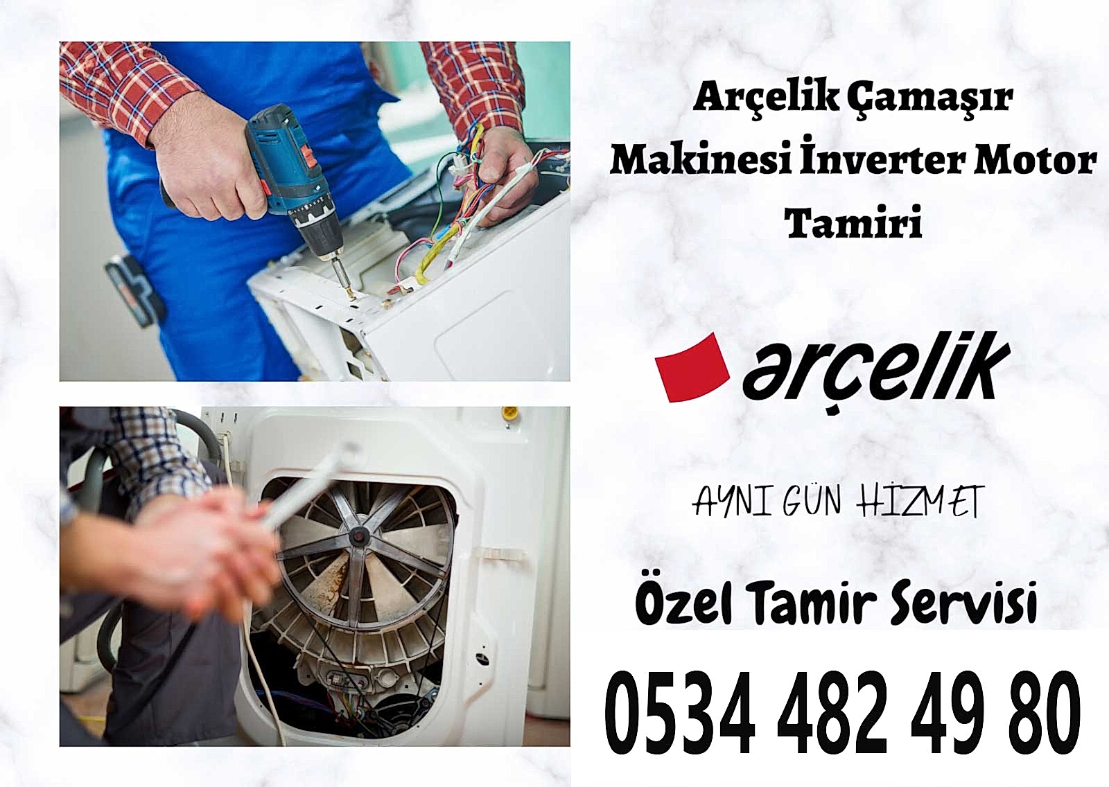 Arçelik çamaşır makinesi tamiri