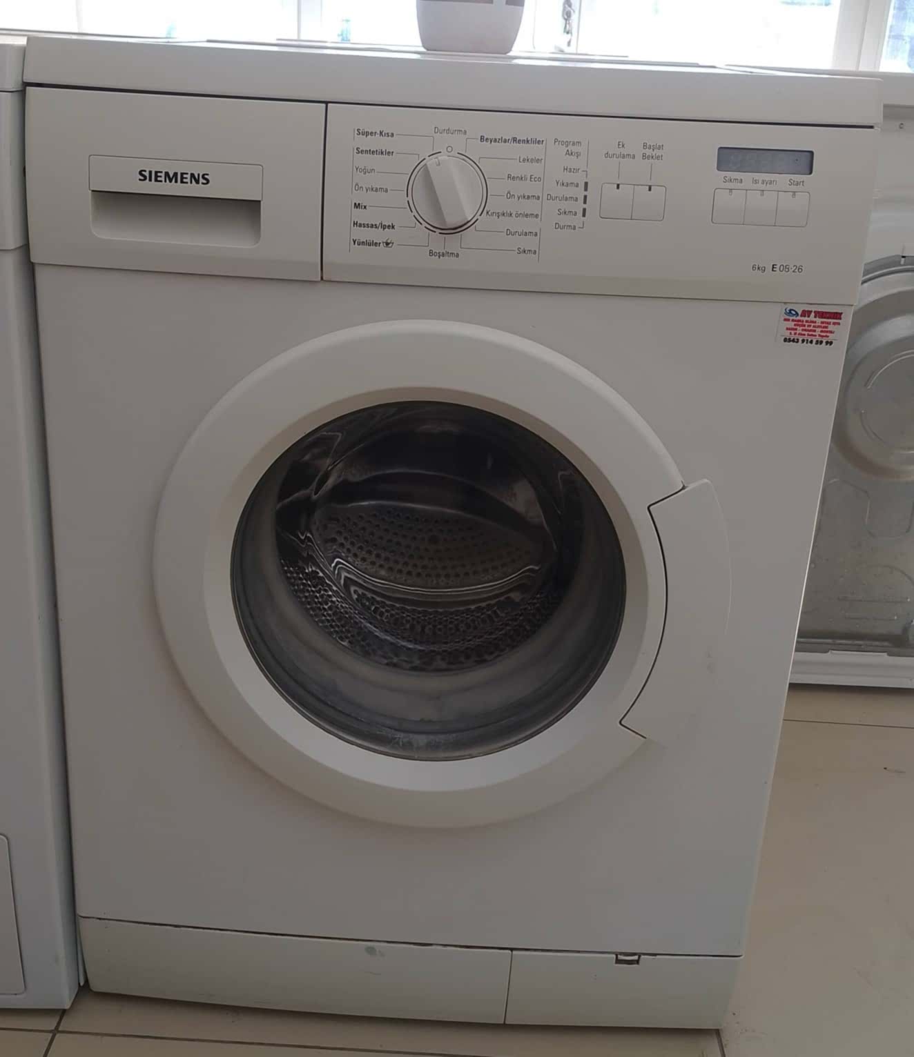 Siemens 6 Kg. Çamaşır Makinesi